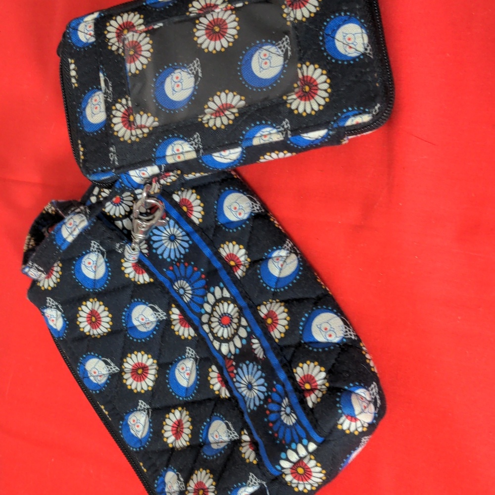 Vera Bradley Cosmetic Bag and  Wristlet